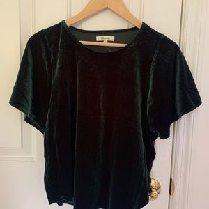 Madewell Velvet Top | Women’s Size S